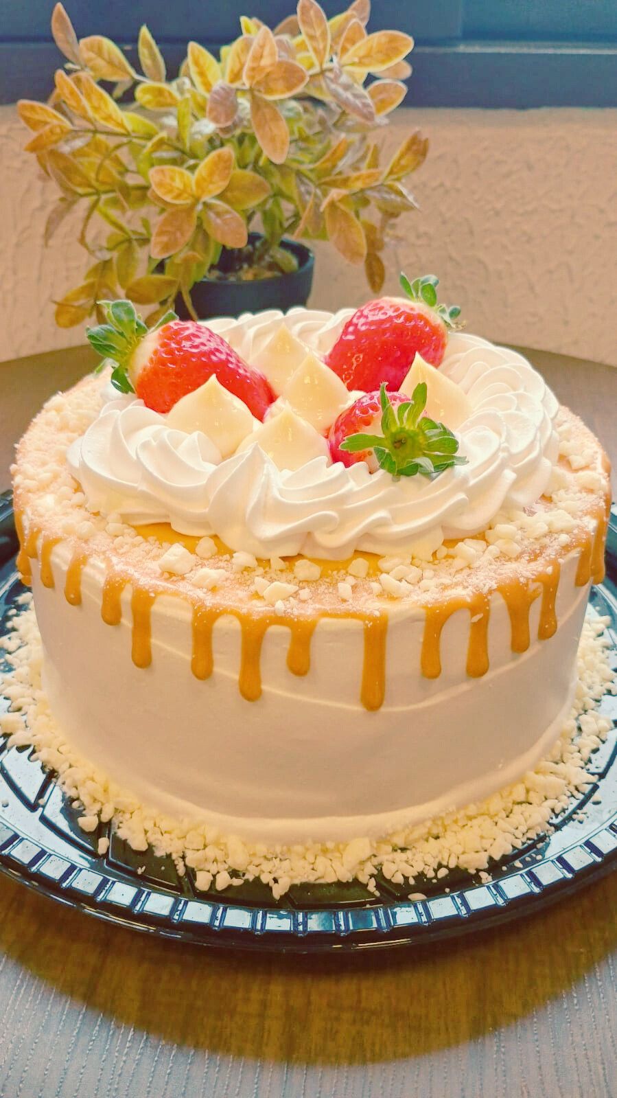 Torta Morango Branco