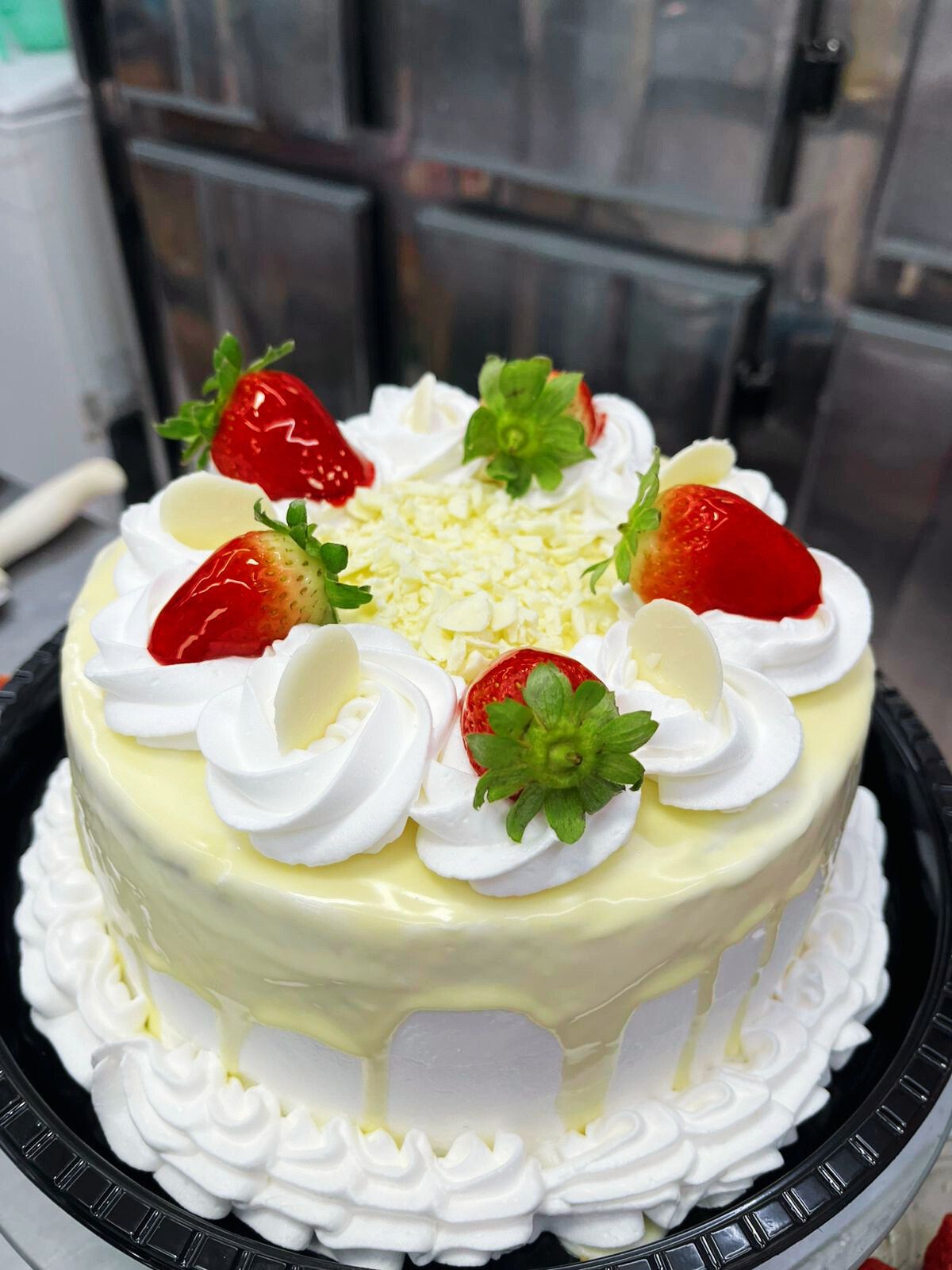 Torta Suspiro de Morango